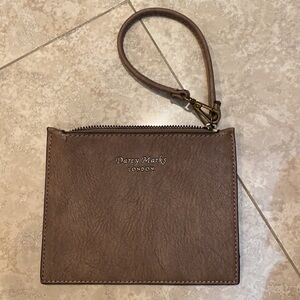 Darcy Marks London Chocolate Brown wristlet